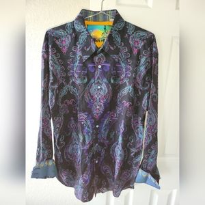XXL Robert Graham button up dress shirt.